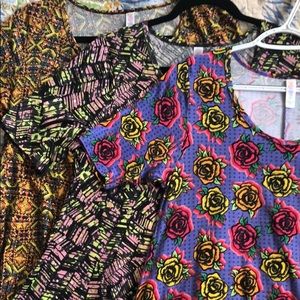 Lot of 3 EUC LuLaRoe Small Perfect T Tops